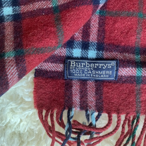 Burberry Accessories - Burberry Cashmere Vintage Scarf